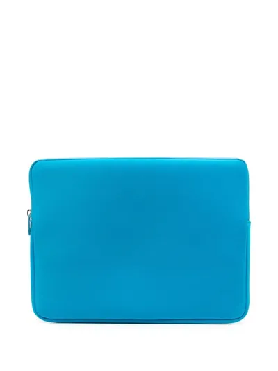 Bimba Y Lola 13.5" Logo-top Laptop Sleeve In Blue