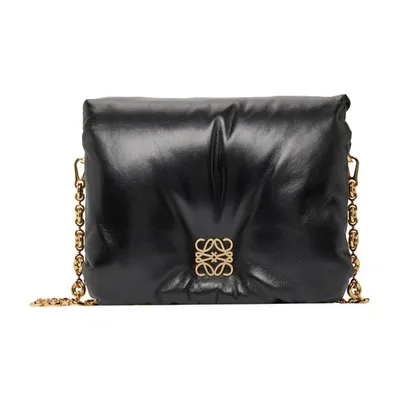 Loewe Goya Small Puffer Bag In Negro