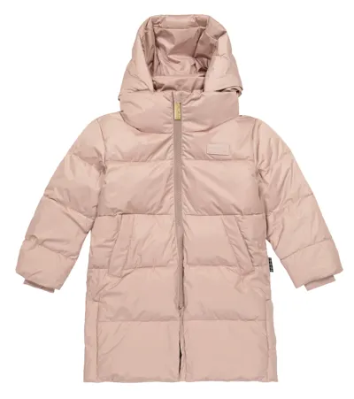 Molo Kids' Harper Down Coat In Powder Rose