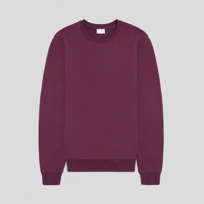 Asket The Sweatshirt Burgundy