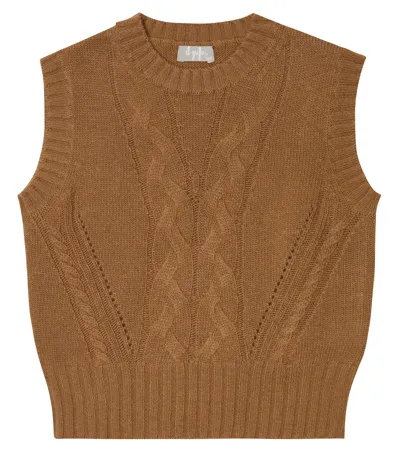 Il Gufo Kids' Wool Waistcoat In Faloria