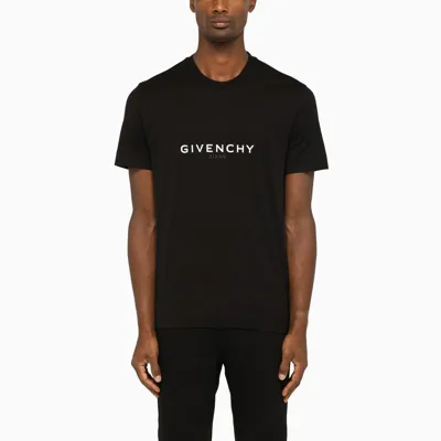 Givenchy Black Logo-print Crewneck T-shirt