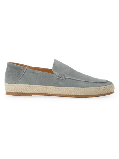 Paul Stuart Men's St. Croix Suede Loafer Espadrilles In Grey