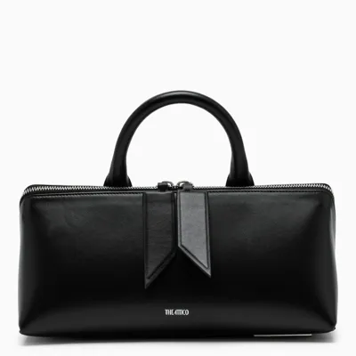 Attico Black Leather Sunday Bag