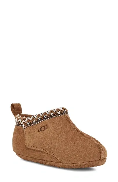 Ugg Kids' Girl's Tasman Pre-walker Suede Booties, Baby In Brown