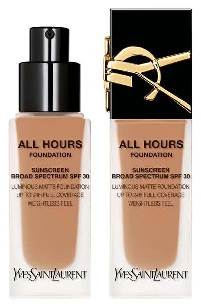 Saint Laurent All Hours Luminous Matte Foundation 24h Wear Spf 30 With Hyaluronic Acid In Mc5