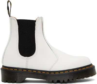 Dr. Martens' 2976 Bex Smooth Leather Chelsea Boots In Weiss