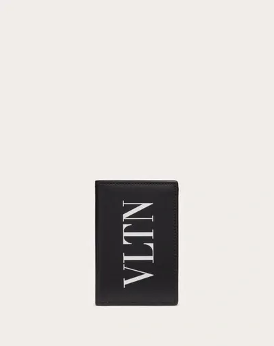 Valentino Garavani Vltn Cardholder In Black/white