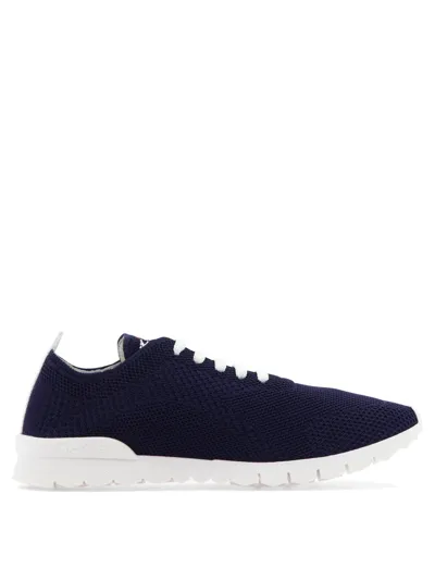 Kiton Blue Knit Sneakers