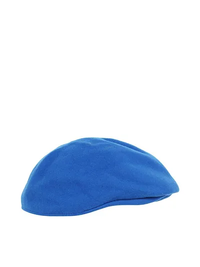 Comme Des Garçons Shirt Flat Peak Beret In Blue