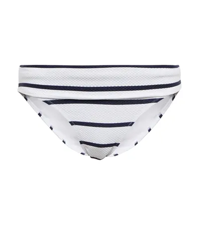 Heidi Klein Long Island Striped Bikini Bottoms In Nautical