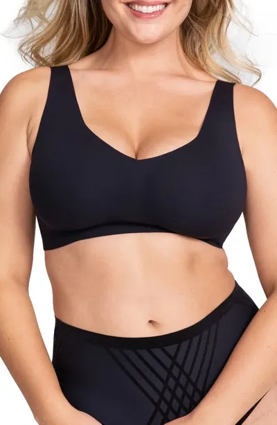 Honeylove V-neck Bra In Vamp