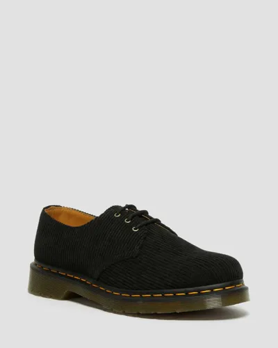 Dr. Martens' 1461 Corduroy Oxford Shoes In Black