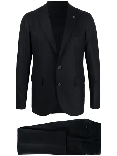 Tagliatore Two-piece Suit Set In Black