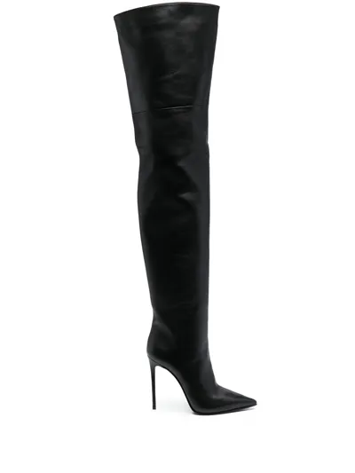 Le Silla Eva Thigh-high Boots In Black