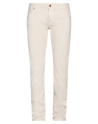 Hand Picked Pants In Beige