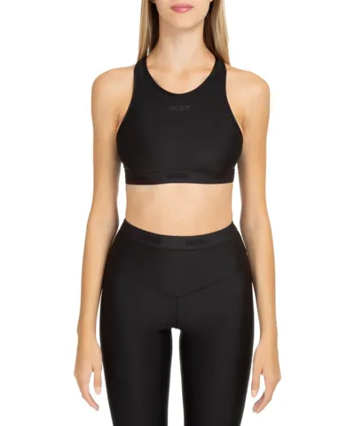 Gcds Tonal Sports Bra In Black