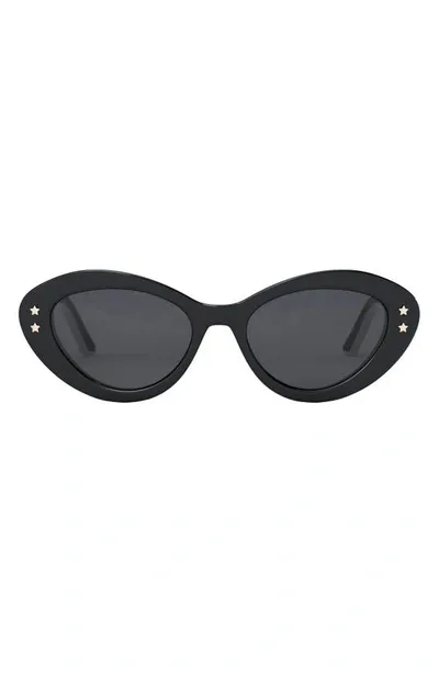 Dior Women's Cat Eye Sunglasses, 55mm In Black