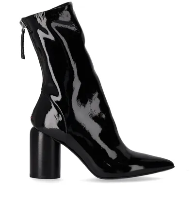 Halmanera Roxy Black Heeled Ankle Boot