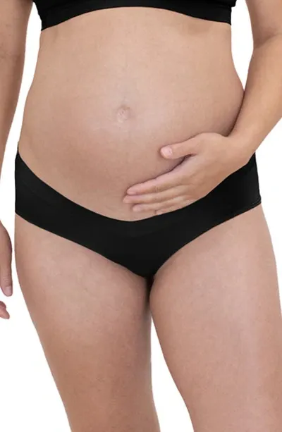 Kindred Bravely Grow With Me Hipster Maternity Briefs In Black