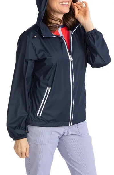 Kinona Pack Play Water Resistant Golf Jacket In Navy