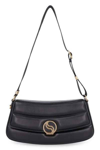 Stella Mccartney S-wave Shoulder Bag In Black