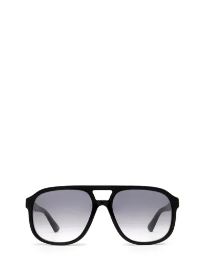 Gucci Eyewear Aviator Sunglasses In Black