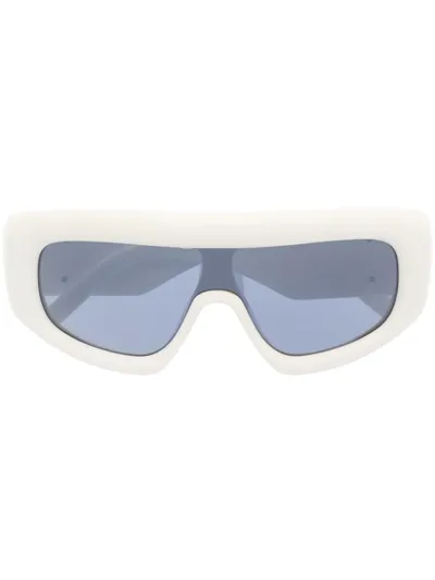 Palm Angels Carmel Oversize-frame Sunglasses In Weiss