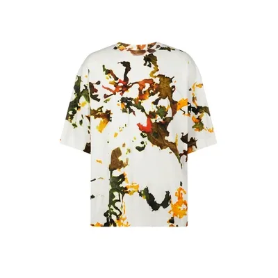 Dries Van Noten T-shirt Hein À Imprime En Coton