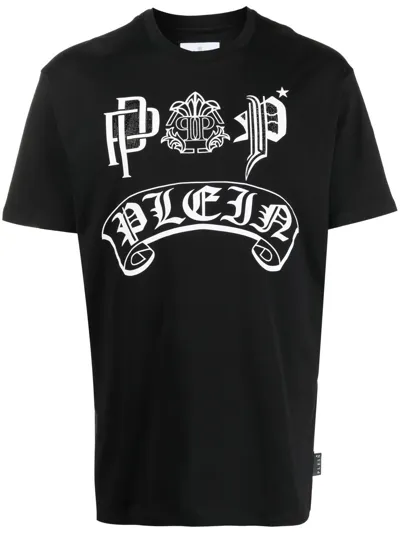 Philipp Plein Ss Gothic Plein Graphic-print T-shirt In Multi