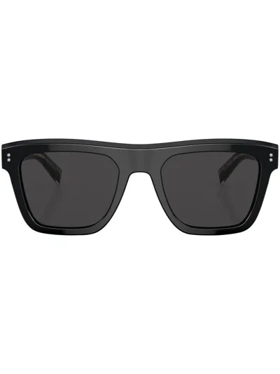 Dolce & Gabbana Square-frame Sunglasses In Schwarz