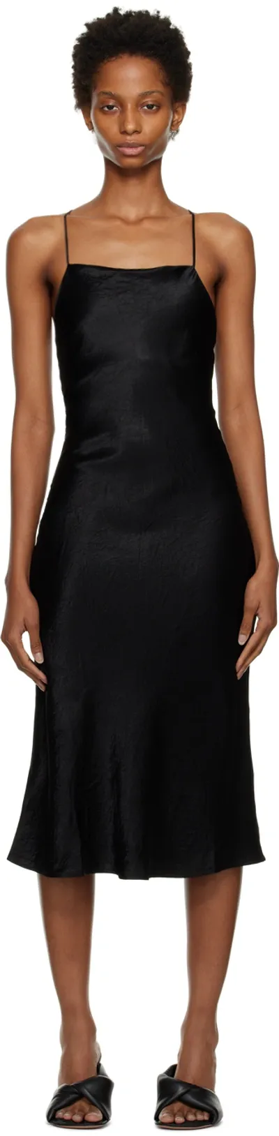 Third Form Black Crush Bias Midi Dress