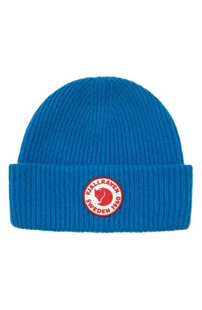 Fjall Raven 1960 Logo Beanie In Alpine Blue