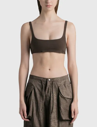 Entire Studios Bleep Bra In Brown