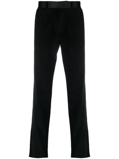 Philipp Plein Four-pocket Slim Tailored Trousers In Black