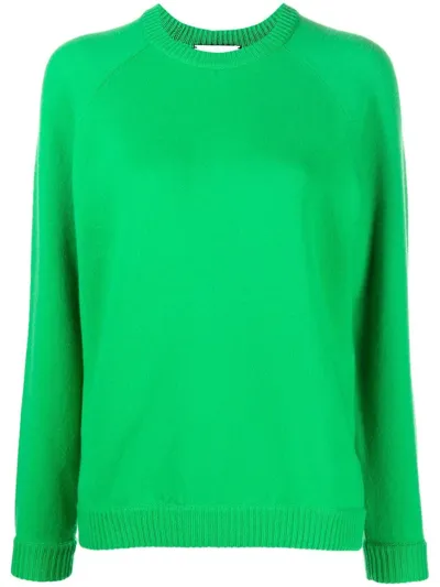 Kujten Martin Crew-neck Cashmere Jumper In Grün