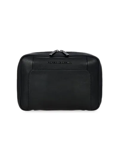 Porsche Design Men's Large Roadster Leather Washbag In Black