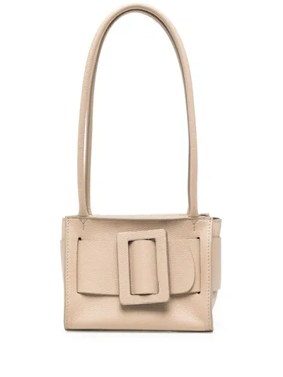 Boyy Bobby 18 Soft Leather Handbag In Beige