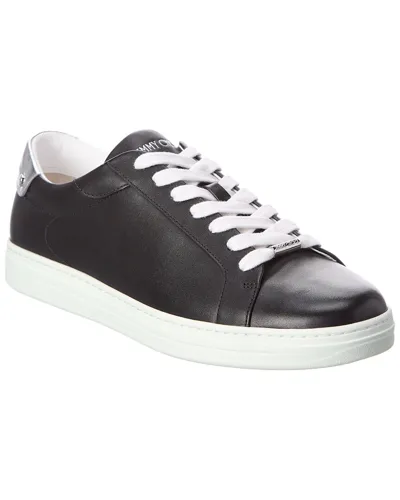 Jimmy Choo Rome / M Sneakers In Black Leather