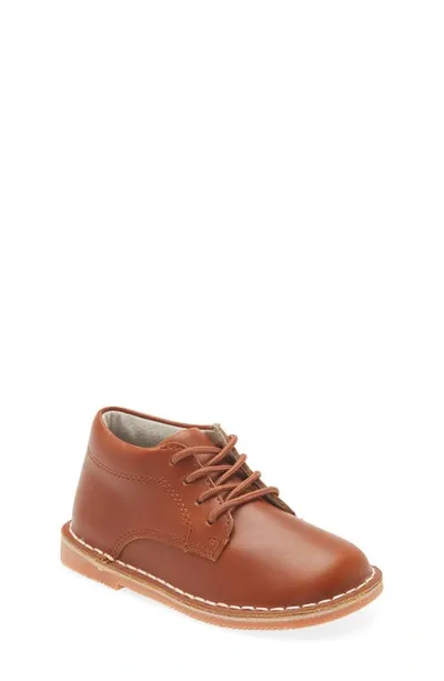 L'amour Kids' Tuck Lace-up Shoe In Cognac