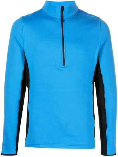 Aztech Mountain Performance Half-zip Fleece Sweatshirt In Black