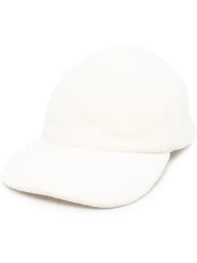 Gabriela Hearst Women's Alpaca Cashmere Baseball Hat In Ivory