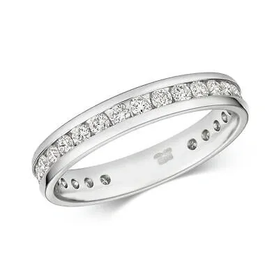 Pre-owned Eternity 0.80ct Diamant Voll  Ring Grössen J-q