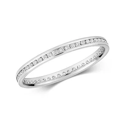 Pre-owned Eternity 0.27ct Diamant Voll  Ring Grössen J-q