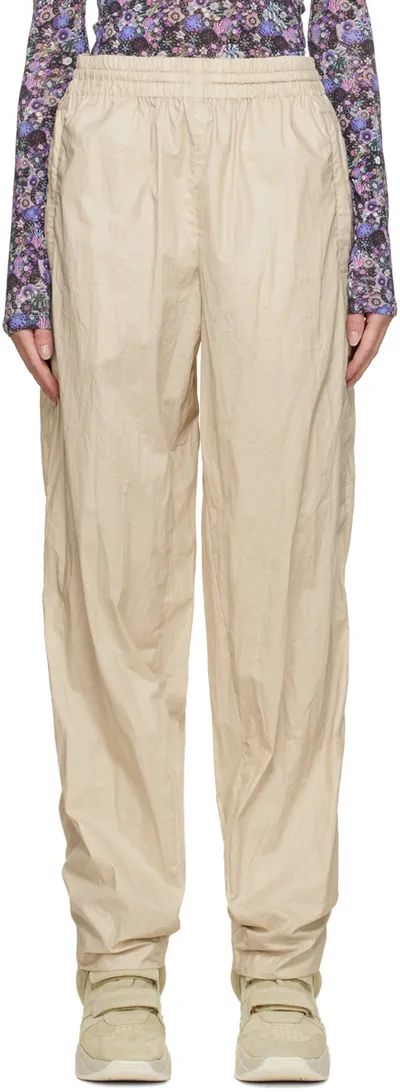 Isabel Marant Beige Kylie Lounge Pants In 23ec Ecru