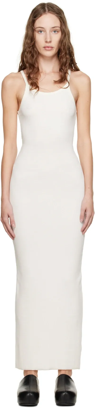 Éterne Off-white Tank Maxi Dress In Ivory