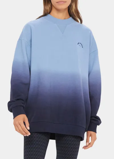 The Upside Canyon Supernova Oversized Sweatshirt In Navy