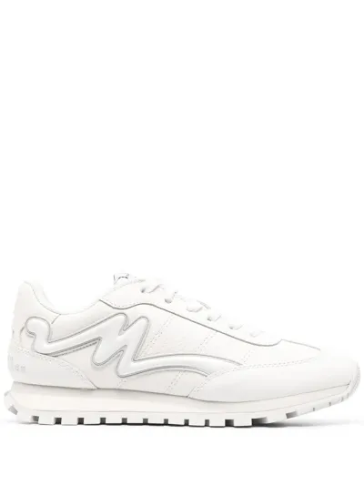 Marc Jacobs Side Logo-patch Low-top Sneakers In White