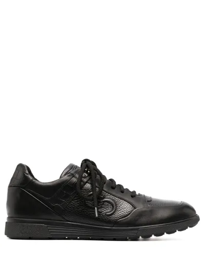 Casadei Monogram Low-top Sneakers In Schwarz