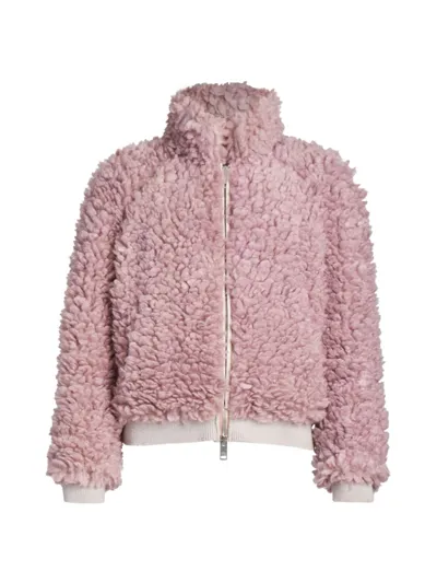 Isabel Marant Salvia Zip-front Jacket In Rosewood